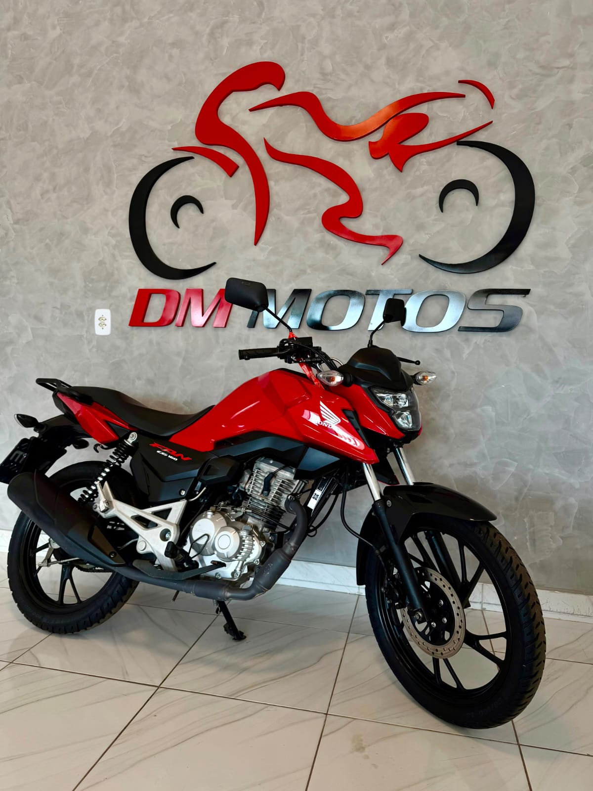 Honda Fan 160 vermelha 2025-2025